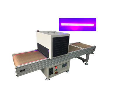 350x30mm UV LED Curing Conveyor with Water Cooling for Flexo Printing and Offset Printing For Sale