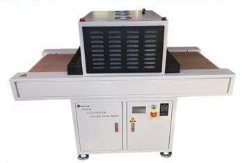 500X400mm UV LED Curing Conveyor with forced air cooling Fashion