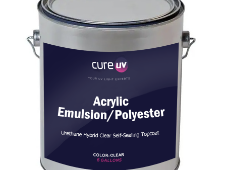 CureUV Acrylic Emulsion Polyester- Urethane Hybrid Clear Self-Sealing Topcoat For Sale