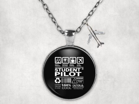 Student Pilot Label Designed Necklaces Online Hot Sale