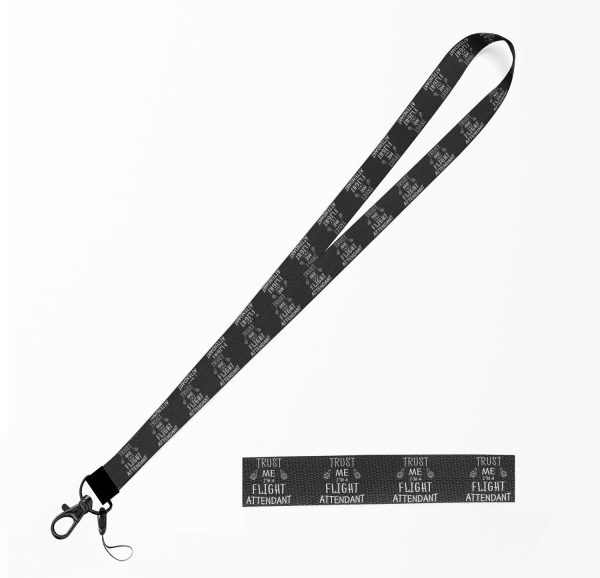 Trust Me I m a Flight Attendant Designed Lanyard & ID Holders For Cheap