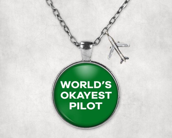 World s Okayest Pilot Designed Necklaces Sale