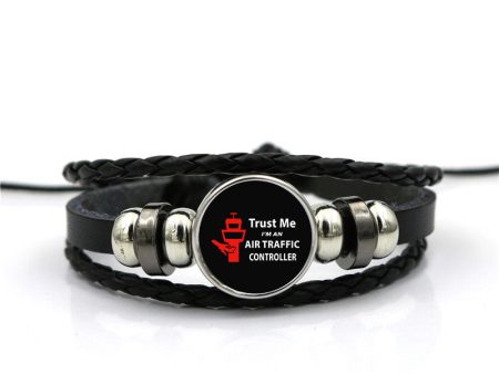 Trust Me I m an Air Traffic Controller Designed Leather Bracelets Online Hot Sale