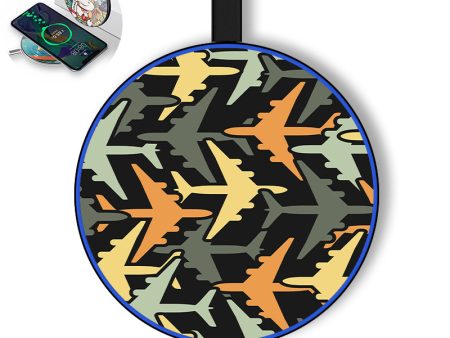 Volume 2 Super Colourful Airplanes Designed Wireless Chargers For Discount