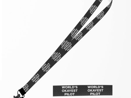 World s Okayest Pilot Designed Lanyard & ID Holders For Sale