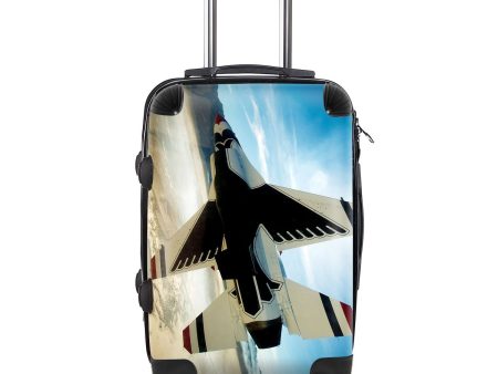 Turning Right Fighting Falcon F16 Designed Cabin Size Luggages Discount