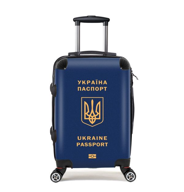 Ukraine Passport Designed Cabin Size Luggages For Cheap