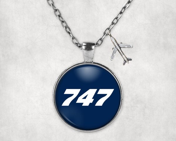 747 Flat Text Designed Necklaces Fashion