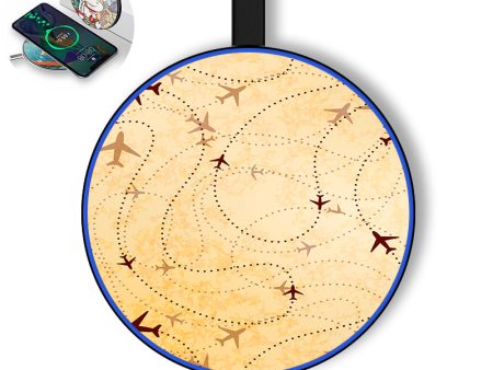 Vintage Travelling with Aircraft Designed Wireless Chargers on Sale