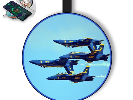 US Navy Blue Angels Designed Wireless Chargers Discount