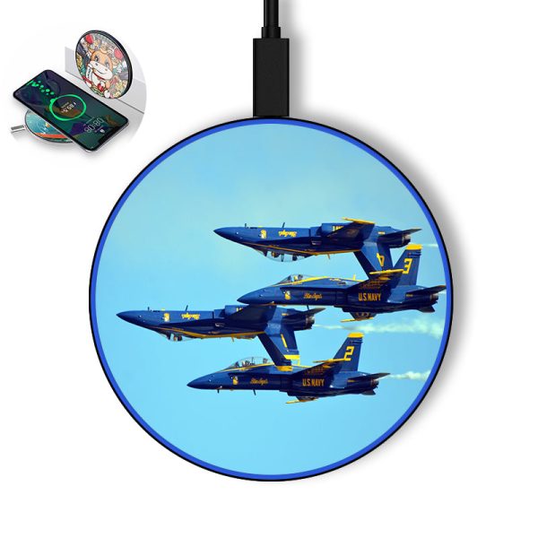 US Navy Blue Angels Designed Wireless Chargers Discount