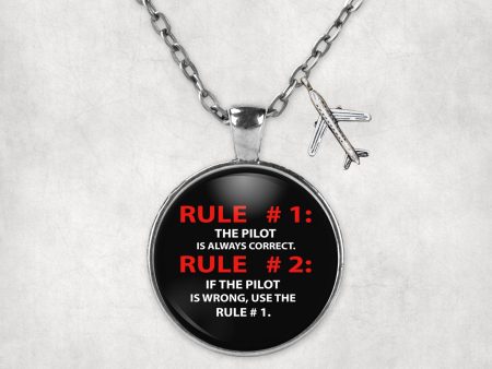 Rule 1 - Pilot is Always Correct Designed Necklaces Cheap