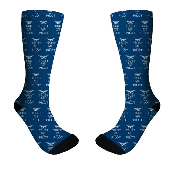 Trust Me I m a Pilot (Drone) Designed Socks Online Sale