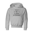 Trust Me I m a Flight Attendant Designed  CHILDREN  Hoodies For Sale