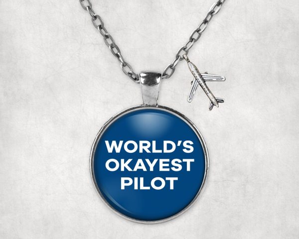 World s Okayest Pilot Designed Necklaces Sale