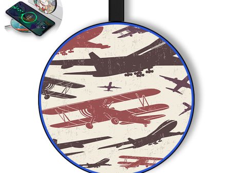 Vintage & Jumbo Airplanes Designed Wireless Chargers Fashion