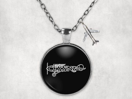 Special Cessna Text Designed Necklaces Online