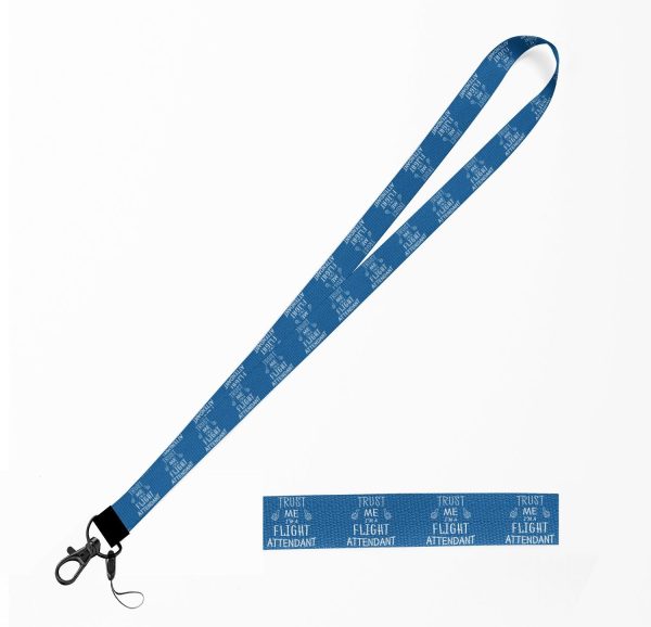 Trust Me I m a Flight Attendant Designed Lanyard & ID Holders For Cheap