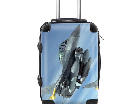 Two Fighting Falcon Designed Cabin Size Luggages Hot on Sale