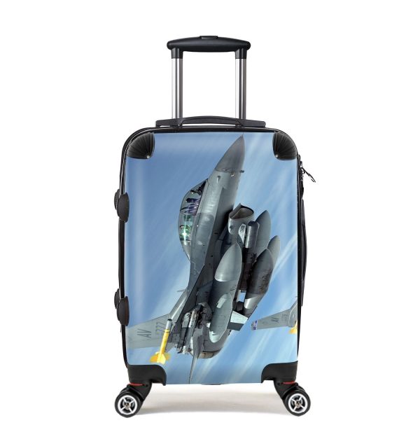 Two Fighting Falcon Designed Cabin Size Luggages Hot on Sale