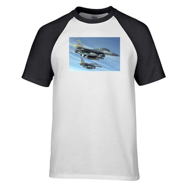 Two Fighting Falcon Designed Raglan T-Shirts For Cheap