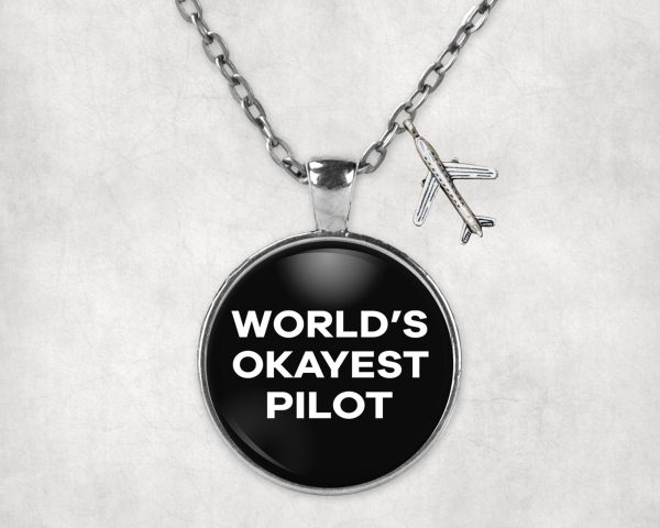 World s Okayest Pilot Designed Necklaces Sale