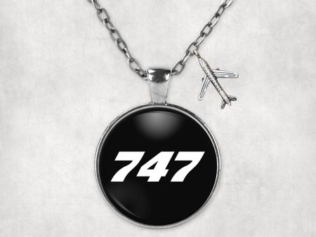 747 Flat Text Designed Necklaces Fashion