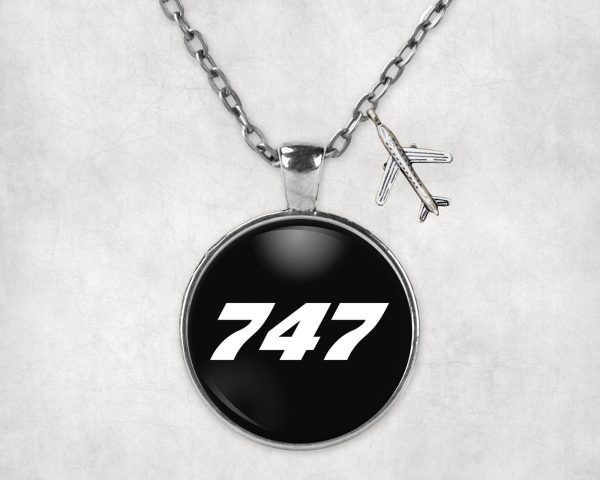 747 Flat Text Designed Necklaces Fashion