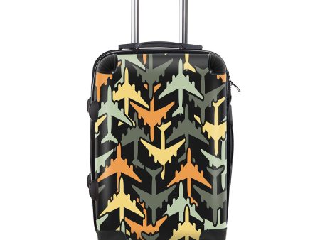 Volume 2 Super Colourful Airplanes Designed Cabin Size Luggages For Cheap