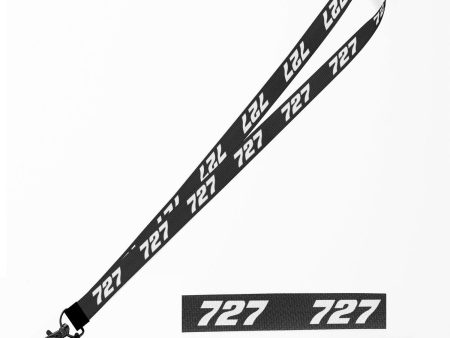 727 Flat Text Designed Lanyard & ID Holders For Cheap