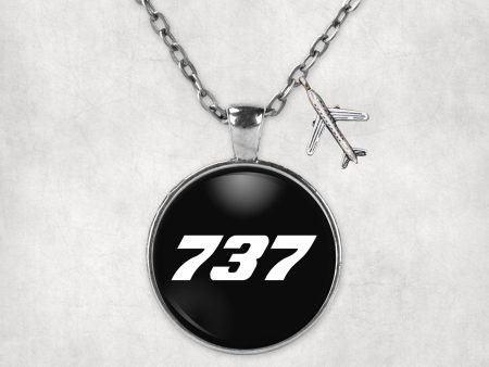 737 Flat Text Designed Necklaces Online Sale