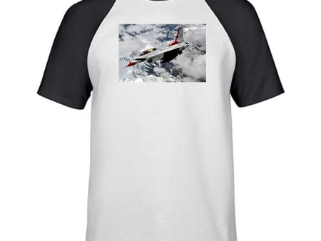 US Air Force Show Fighting Falcon F16 Designed Raglan T-Shirts For Sale