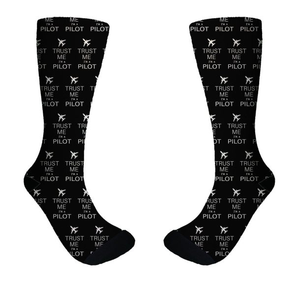 Trust Me I m a Pilot 2 Designed Socks Supply