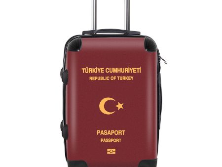 Turkey Passport Designed Cabin Size Luggages Discount