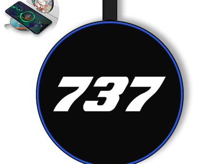 737 Flat Text Designed Wireless Chargers on Sale