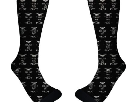 Trust Me I m a Pilot (Drone) Designed Socks Online Sale