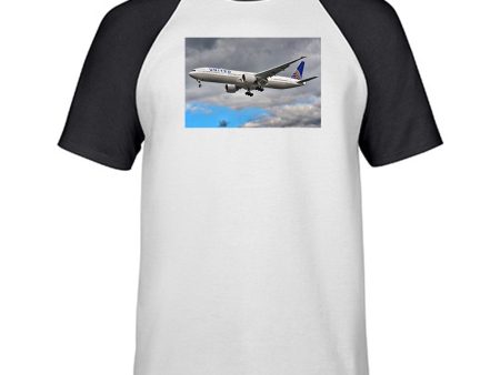 United Airways Boeing 777 Designed Raglan T-Shirts Supply