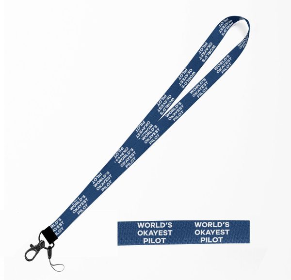 World s Okayest Pilot Designed Lanyard & ID Holders For Sale