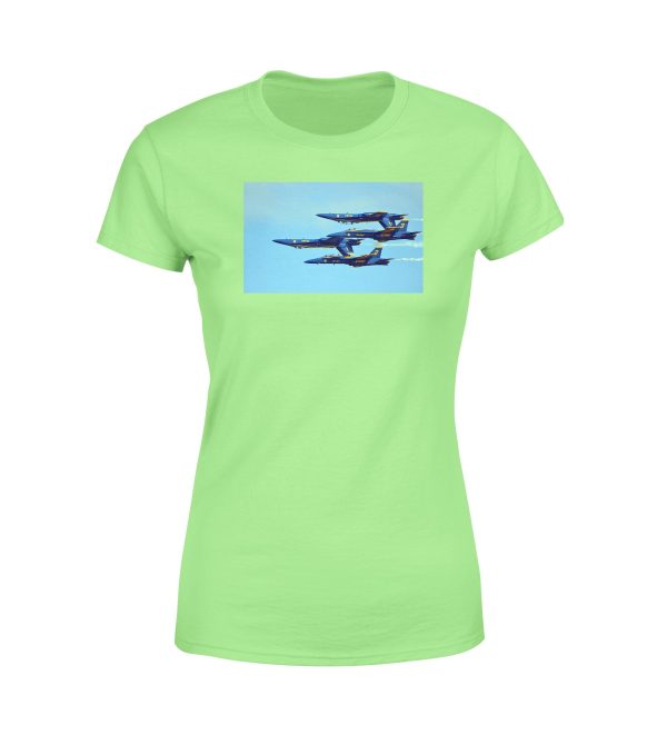 US Navy Blue Angels Designed Women T-Shirts Online Sale