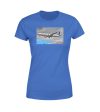 United Airways Boeing 777 Designed Women T-Shirts Hot on Sale