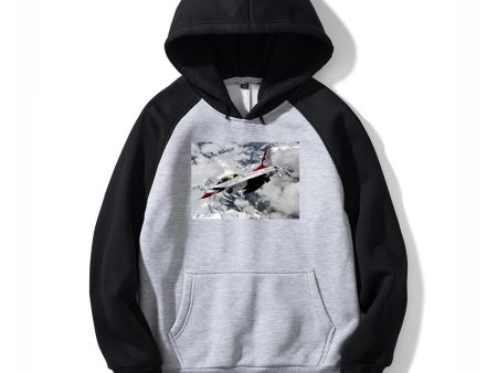 US Air Force Show Fighting Falcon F16 Designed Colourful Hoodies Online Hot Sale