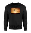 Two Aeroplanes During Sunset Designed Sweatshirts For Discount