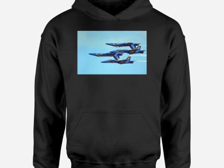 US Navy Blue Angels Designed Hoodies Fashion