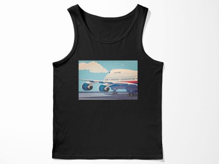 Vintage Boeing 747 Designed Tank Tops on Sale