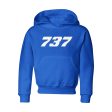 737 Flat Text Designed  CHILDREN  Hoodies Online Hot Sale