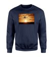 Two Aeroplanes During Sunset Designed Sweatshirts For Discount