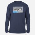 United Airways Boeing 777 Designed Long-Sleeve T-Shirts on Sale