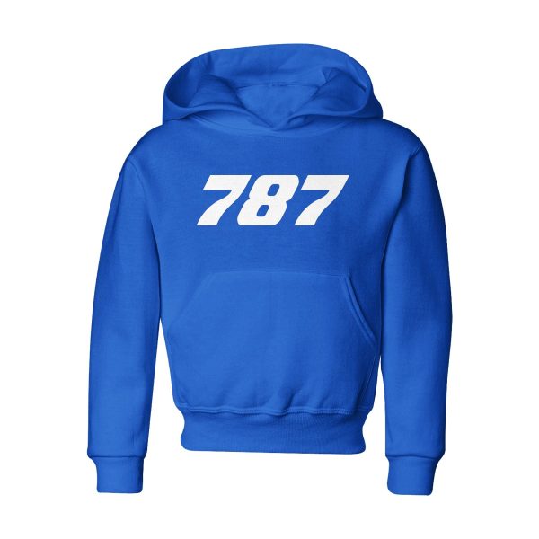 787 Flat Text Designed  CHILDREN  Hoodies For Cheap