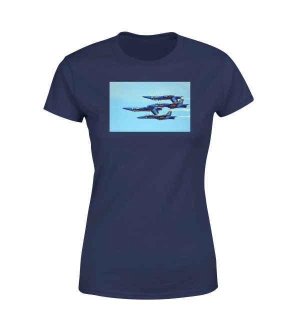 US Navy Blue Angels Designed Women T-Shirts Online Sale