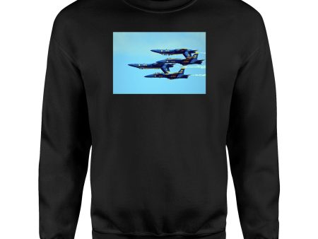 US Navy Blue Angels Designed Sweatshirts Fashion